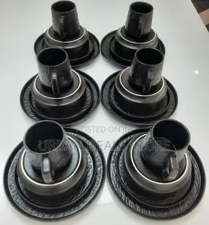 Black Ceramic Dinner Set