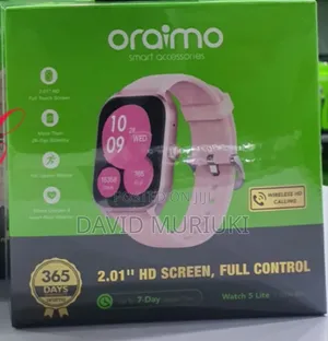 Oraimo Watch 5 Lite Osw-804 Rosegold Pinksmart Watch That Makes Call