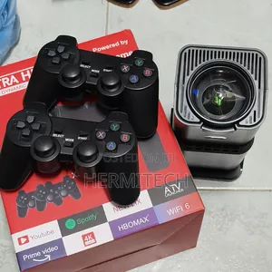 Ultra Hd Gaming Projector With Two Gaming Consoles