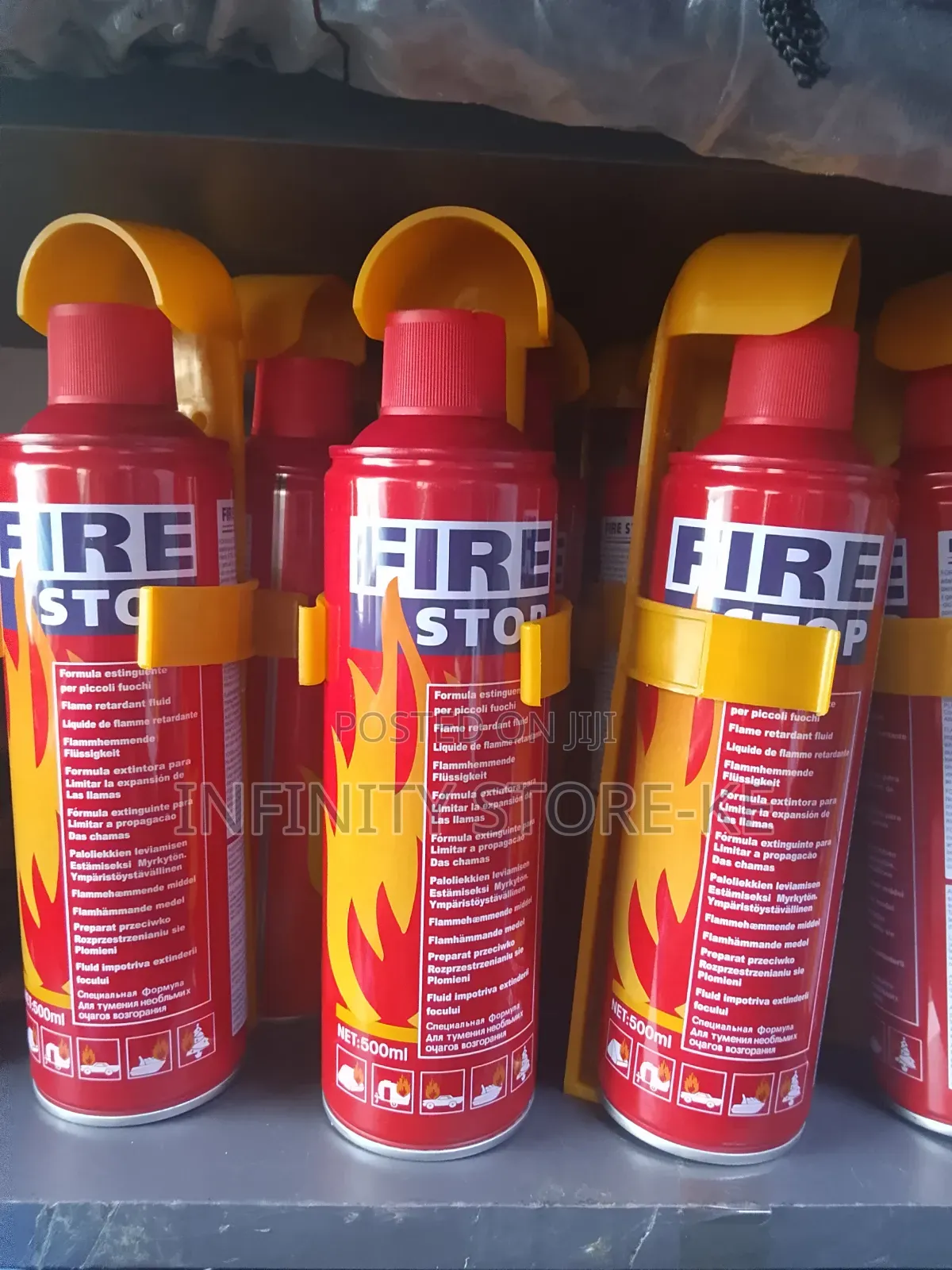 500 Ml Fire Stop/Fire Extinguisher