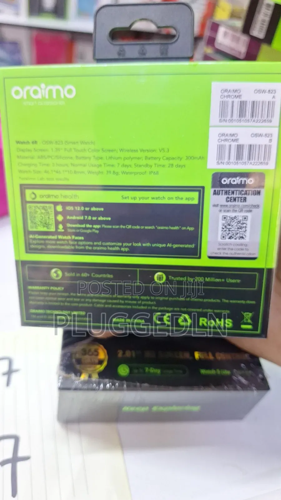 Oraimo Smart Watch 6r (Osw-823),