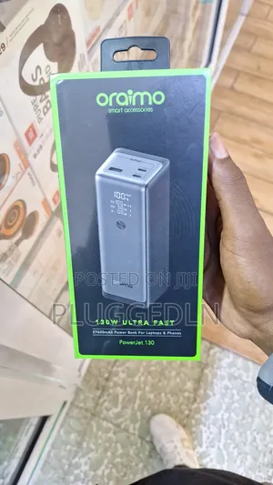 Oraimo *Powerjet 130w Laptop* Phone Super Fast Charging Power Bank