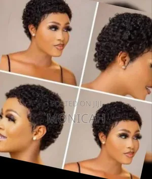 Natural Curly Short Wig