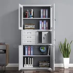 2-door White Steel Filling Office Cabinet