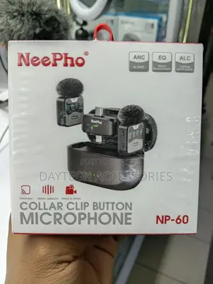 Neepho Np-60 Wireless Microphone for Type-C iPhone – Clip-on Mic
