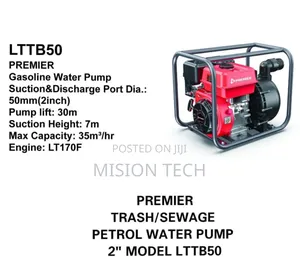Premier Petrol Water Pump Is a 2-Inch Gasoline