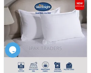 White Pillow Cases Pure Cotton a Pair