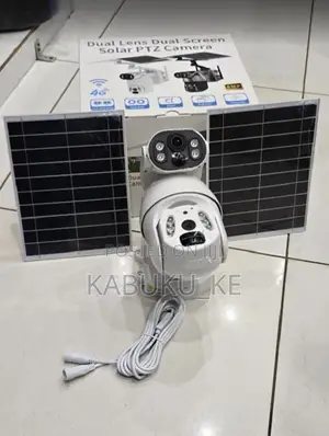 Ubox 6mp 4g Simcard Dual Lens Solar Outdoor Cctv Camera