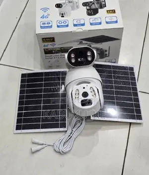 Ubox 6mp Dual Lens 4g Solar Ptz Camera With Audio And Color Night