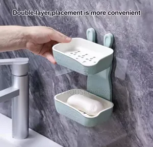 Mouse-Shaped Double Layer Soap Dish