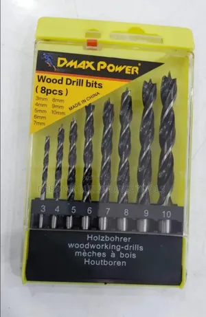 Dmax Power Wood Drill Bits 8pcs