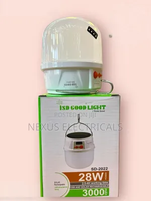 Rechargeable Emergency Lamp Solar and Usb Recharge Light