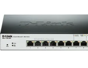 D-Link 8-Port Gigabit Smart Managed Poe Switch With 8 Poe Ports