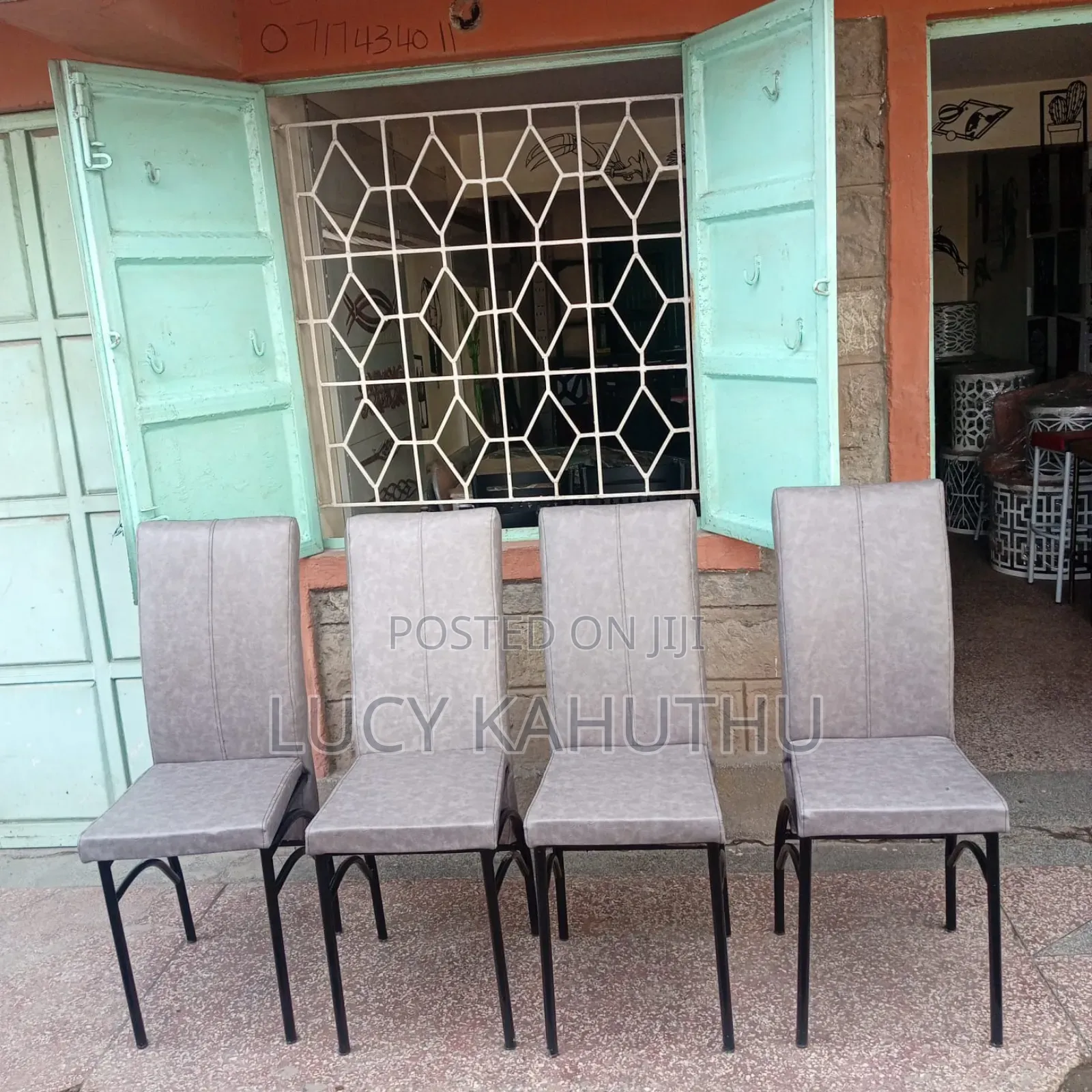 Grey Dinning Chairs or Restaurant Chairs