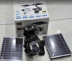 6mp Simcard Dual Lens Dualscreen Solar Powered Ptz Camera