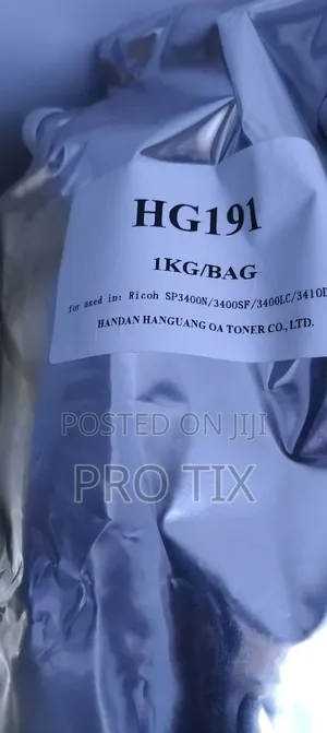 Ricoh Hg191 Toner Powder for Sp3400n/3400sf/3400lc1 Kg