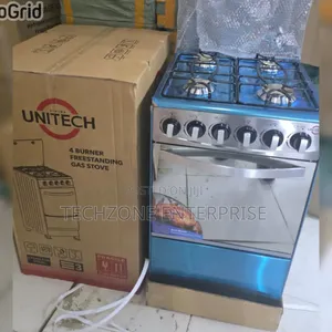 Unitech 50×55cm 4 Full Burner All Gas Cooker 