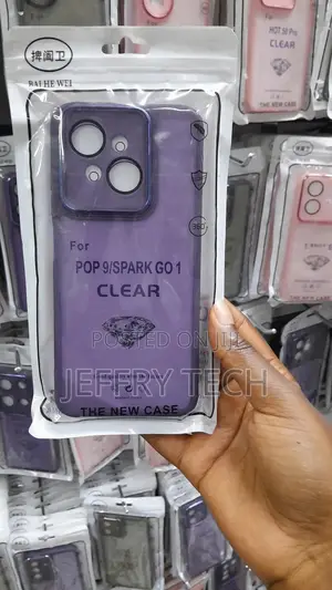 Milder Matte Transparent Case Blank Bumper Frosted Tecno Pop 9 Case