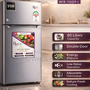 Roch Rfr‐115‐Dt‐1 90l Double Door Fridge