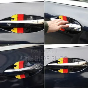 4pc Self Adhesive Car Door Bowl Scratch Protectors Stickers