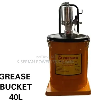 Original Premier 40l Grease Bucket/High Pressure 40l Grease Bucket
