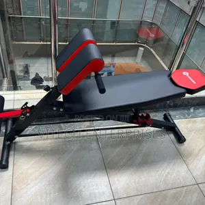 Adjustable Decline Sit-Up Bench With Leg Support