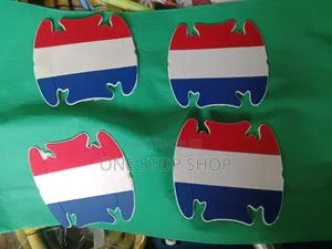 4pcs France Flag Colors Door Bowl Stickers