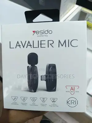 Yesido Kr11 Wireless Lavalier Microphone With Type-C Receiver.