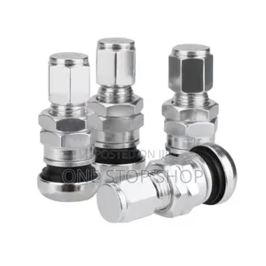 4pcs Silver Sportish Alloy Rays Style Wheel Tyre Valve Caps