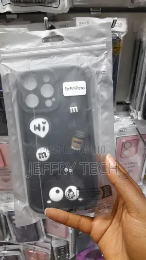 Rhamo iPhone 14 Pro Max Cute Fun Cartoon 3d Ball Coffee Silicone Case