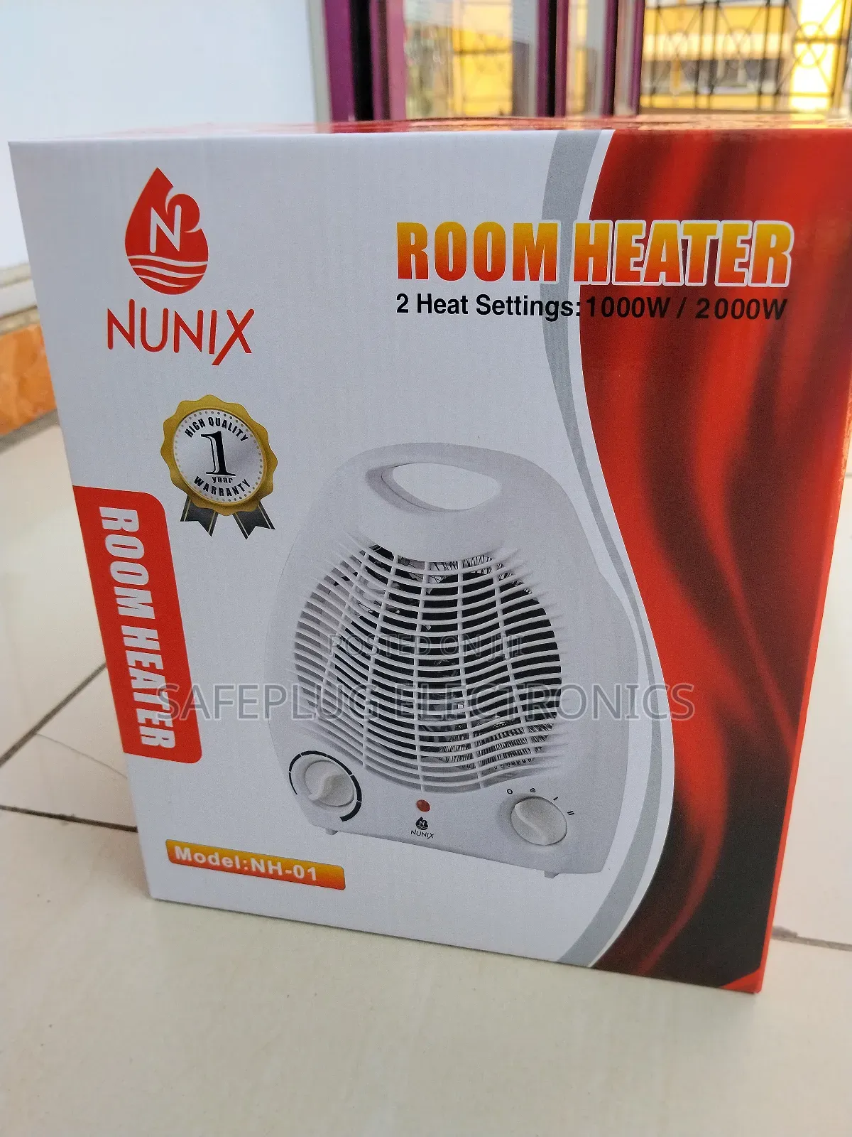 Nunix Room Heater With 2 Settings