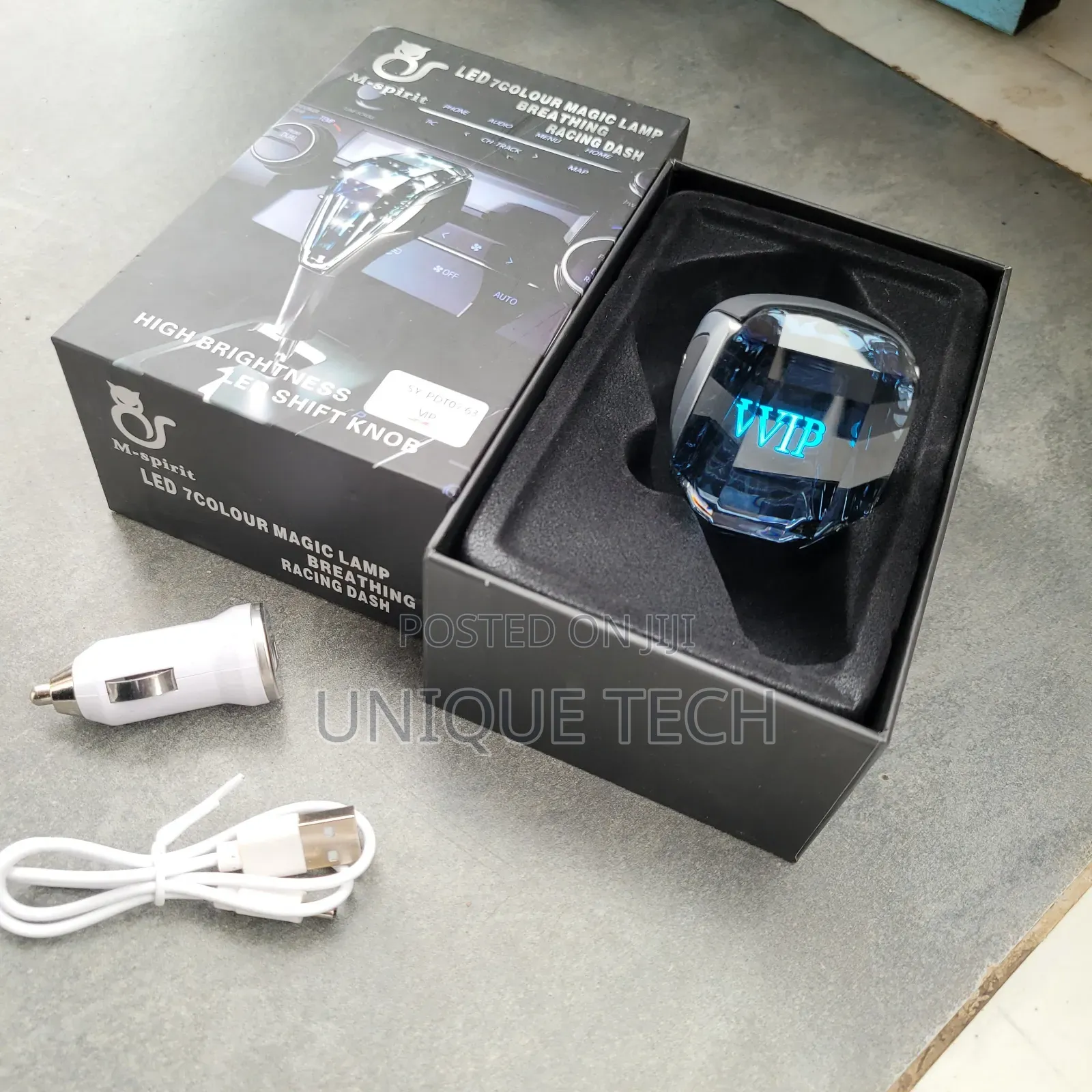 Car Led Crystal Gear Shift Knob Universal