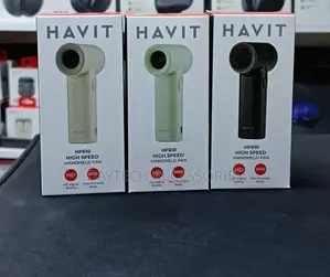 The Havit Hf610 High Speed Handheld Fan - Black