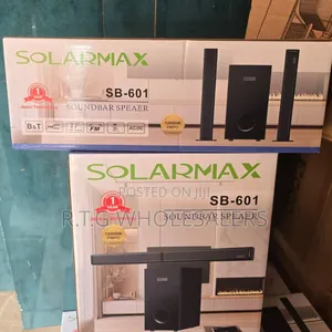 2.1ch Solarmax Sb‐601 Soundbar Subwoofer – Tv/Pc Audio System