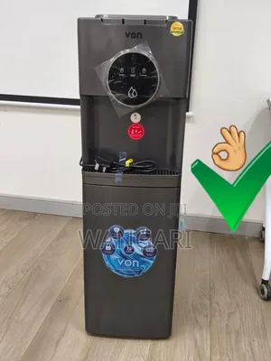 Von Black Water Dispenser 3 Taps Bottom Load