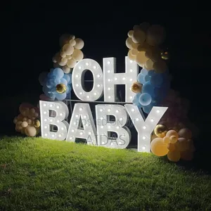 Big Led Marquee Letters for Hire – Light Up Your Event