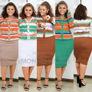 Stylish Sweater Skirt And Top. 2pc Set