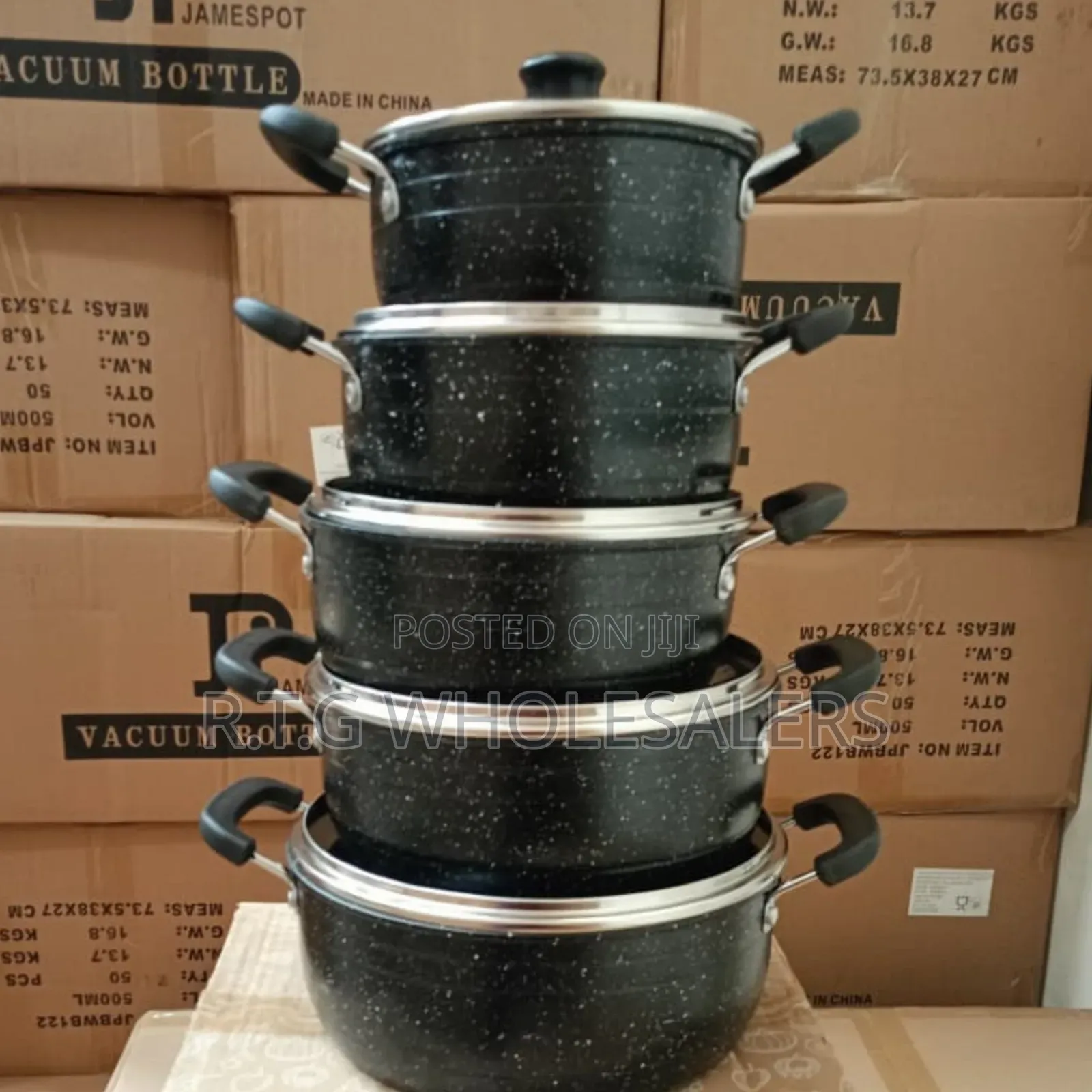 New Model 10‐Piece Jp Non‐Stick Cookware Set