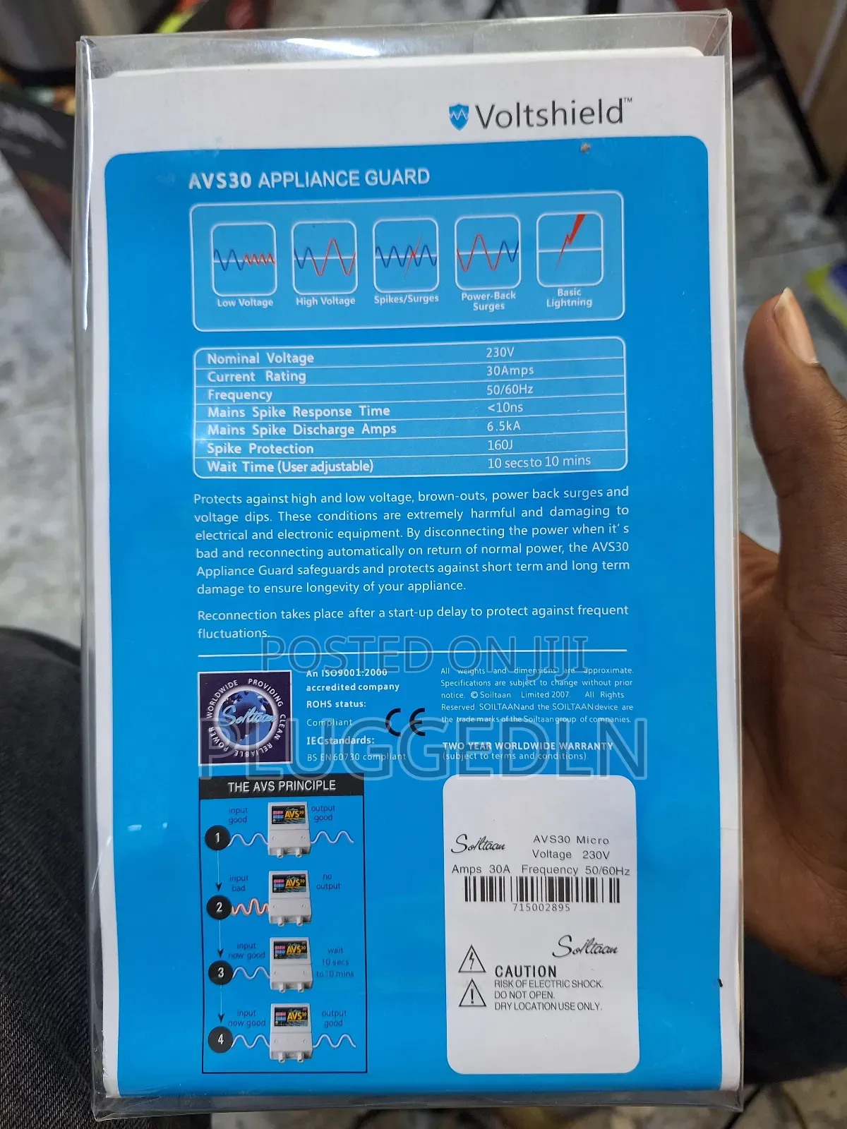 Automatic Voltage Switcher 30amps - Avs30 Guard.