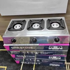 Amaze Portable 3‐Burner Gas Cooker – Easy Clean Tabletop Kitchen Hob