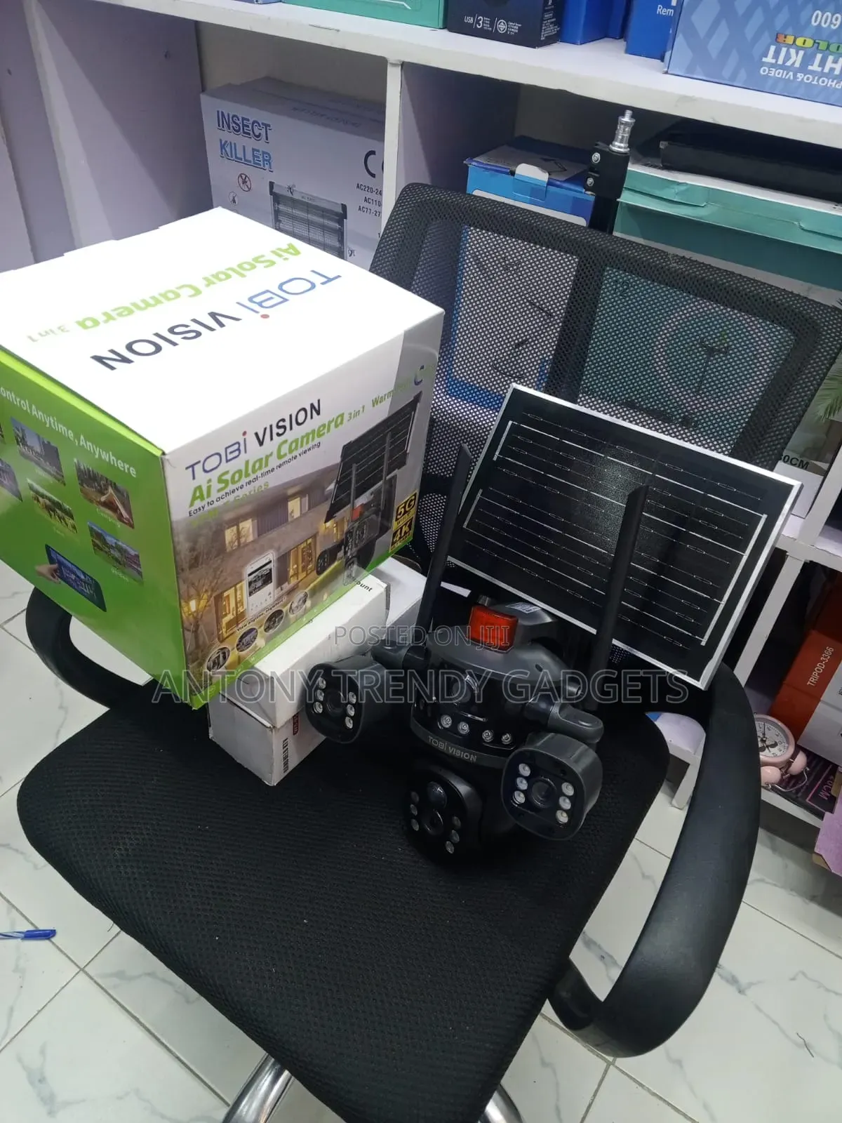 Tobi Vision 4k Solar Security Camera