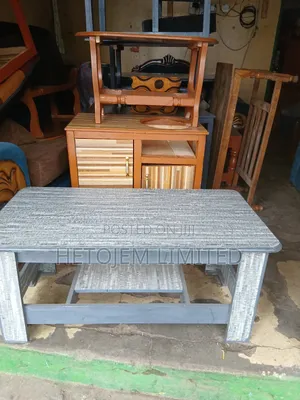 Wooden Coffee Box Table – Rustic Elegance