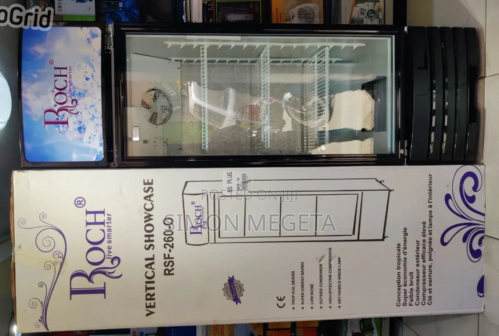 209 Litres Roch Showcase Display Fridge