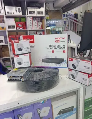 Dahua 4 Camera Cctv Kit With 4ch Dvr And Installation Accessories