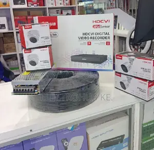 Complete Package 4 Cameras 2mp Dahua Cctv Kits