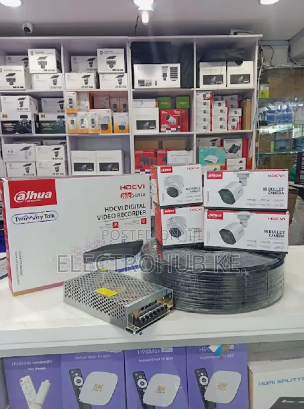 Dahua 4ch Cctv System Kit 4 Cameras Reliable Complete Kits