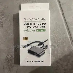 4 In 1 Type C To Hdmi Adapter 4k2k Type C To Hdmi Vga 3.0 Usb C Pd Hub