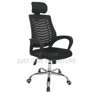 Ergonomic Office Chair With Headrest – Adjustable Executive Chair