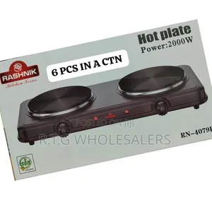 Rashnik Double Hot Plate Electric Cooker – 2000w Dual Burners