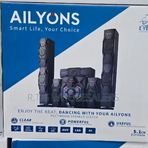 Ailyons Elp5901k 5.1 Channel Multimedia Sound System (1yr Warranty)
